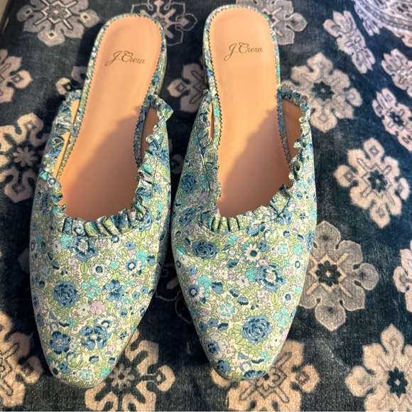 J crew Carolyn mule flat in liberty floral size 10 new - Picture 3 of 4